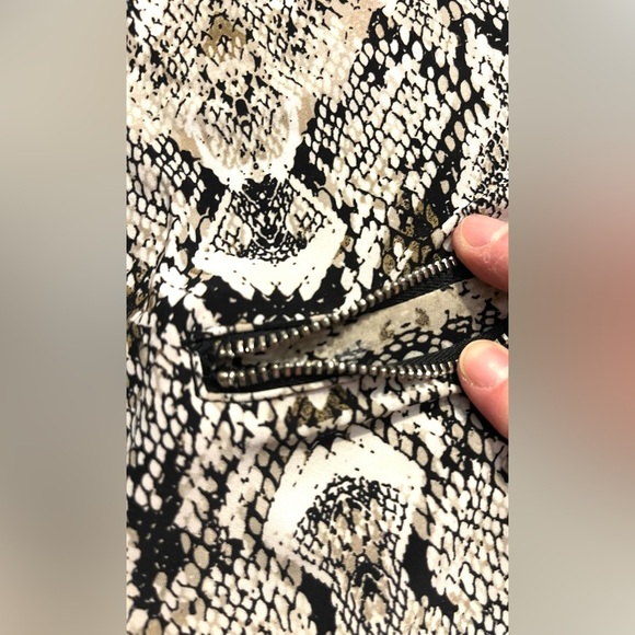 INC International Concepts Animal Print Zip Detail Shirt Women's Top Size XXL - Picture 7 of 16